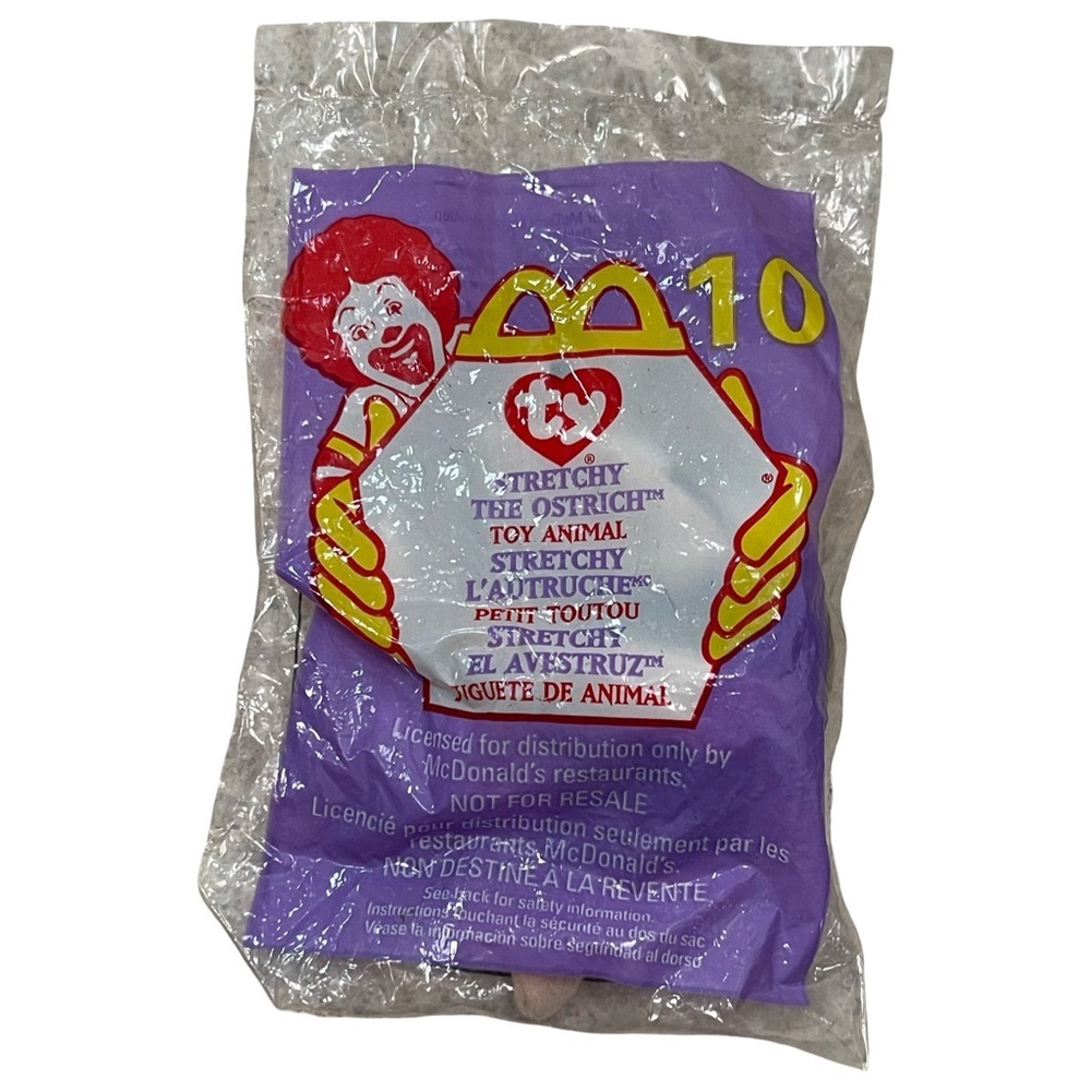 McDonald's Stretchy the Ostrich Toy Ty Teenie Beanie Babies